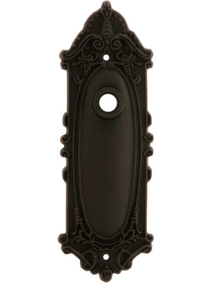 Largo Forged-Brass Back Plate in Oil-Rubbed Bronze.